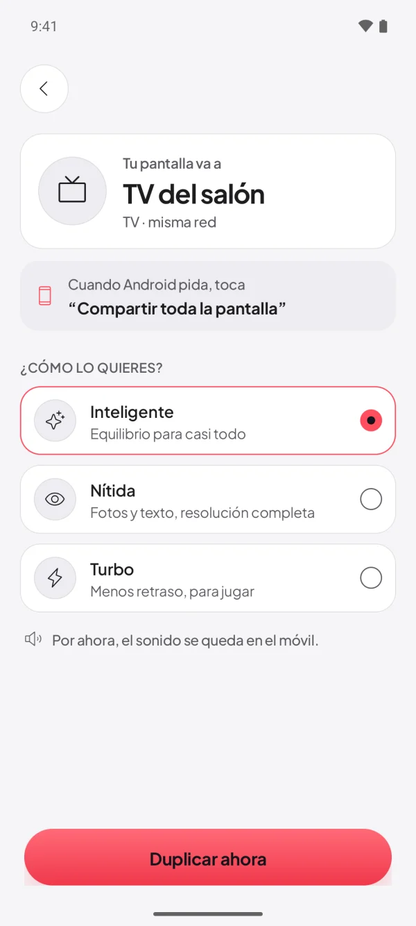 Confirma y listo